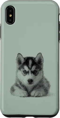 Vista 10 de Chic Husky Puppy for Dog Mom and Paw Parents Case for iPhone 15