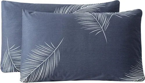 Vista 12 de SUSYBAO Juego de 2 fundas de almohada 100% algodón, tamaño Queen, diseño geométrico azteca negro, cierre de sobre, funda de almohada para decoración