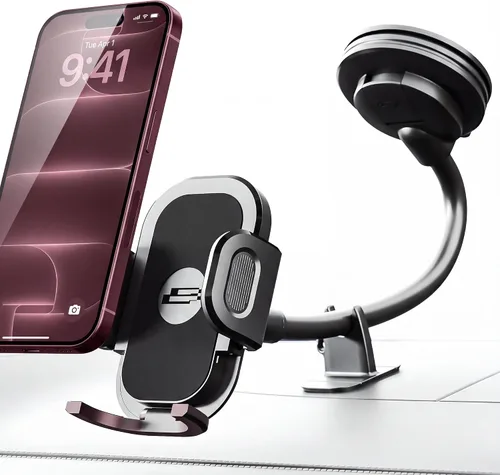 Vista 10 de Bracketron TripGrip - Soporte para teléfono de automóvil, tablero y ventana, brazo ajustable de 360°