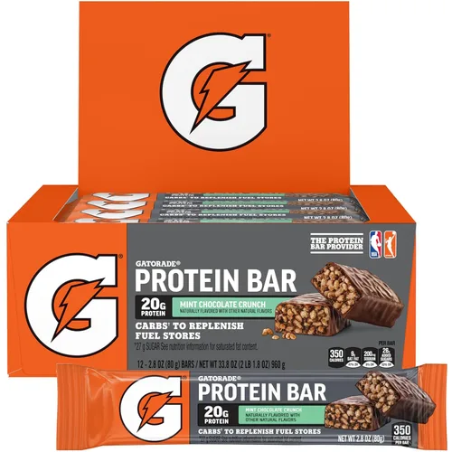 Vista 13 de Gatorade - Barras de recuperación de proteína de suero de leche, 12 unidades, sabor malvavisco (paquete de 1)
