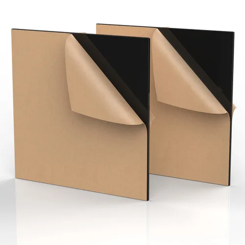 Vista 10 de INTELLIMADE, Hoja acrílica de plexiglás de 8 x 12 pulgadas, panel rectangular de 1/4 pulgadas de grosor, tablero de vidrio de plexiglás fundido