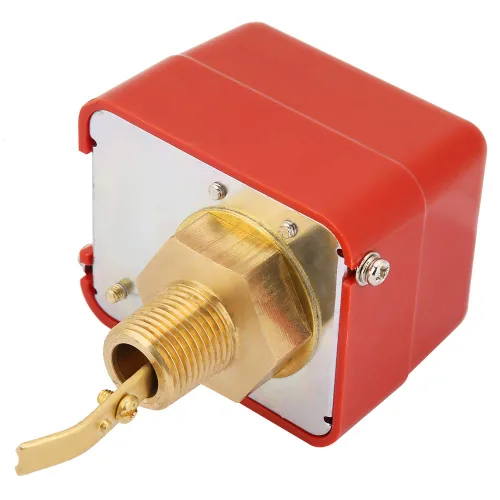 Vista 3 de HFS-15 Interruptor de flujo de agua de paleta, 1/2 pulgada, 220VCA 15A, latón y acero inoxidable, para sistemas de tratamiento de agua y sistemas