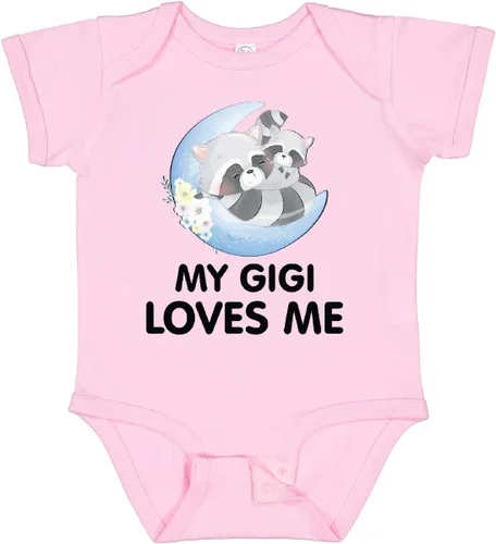 Vista 11 de inktastic Body de bebé Raccoon My Gigi Loves Me
