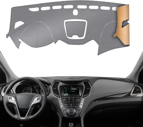 Vista 20 de Cubierta de tablero Tapete de salpicadero Compatible con Hyundai Tucson 2015-2010, 2015 IX35 (para transmisión manual izquierda), tapete