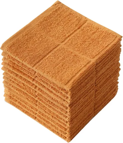 Vista 13 de Glynniss Trapos de cocina altamente absorbentes, 100 % algodón, para lavar platos (color cielo aguamarina)