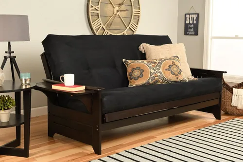 Vista 12 de Phoenix - Sofá futón en acabado espresso con colchón canadiense, marrón, matrimonial, 760777 Canadá