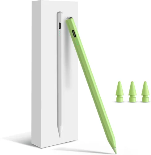 Vista 17 de Lápiz para Apple iPad A16 10ª Generación, Lápiz capacitivo de carga rápida para iPad A16/11-6ª gen 2025-2018, Air 11"/13" M3/M2/5ª-3ª, Pro