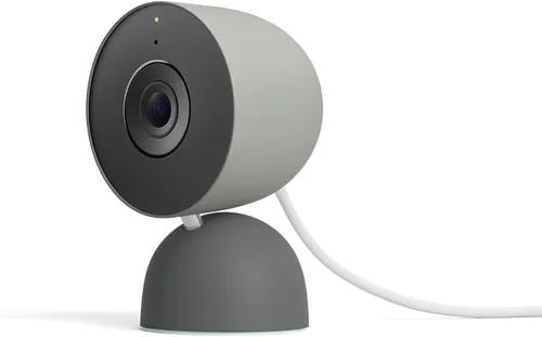 Vista 15 de Google Nest Cam Indoor (con cable, 3ª generación) - Cámara de seguridad con video 2K y Gemini, visión nocturna, audio bidireccional, funciona