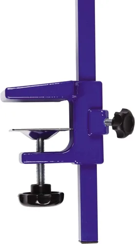 Vista 2 de Master Equipment Aluminum Brazo para aseo de mascotas con abrazadera., Azul Púrpura