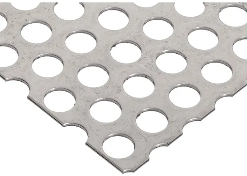 Vista 65 de 304, hoja perforada de acero inoxidable, sólida, acabo sin pulir (molinillo), sistema imperial, escalonada, 1