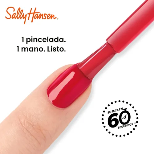 Vista 5 de Sally Hansen Insta-Dri Esmalte de uñas Secado rápido, larga duración, brillo sin rayas Transparente, Brillo 104 centelleo, centelleo