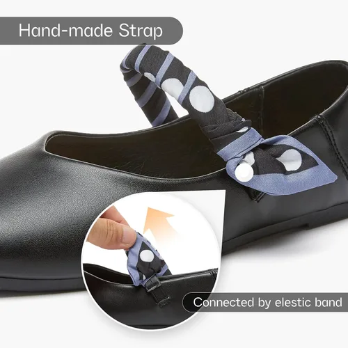 Vista 2 de Women's Flats Dressy Comfortable Flats Shoes Women Ballet Flats with Straps Dress Shoes