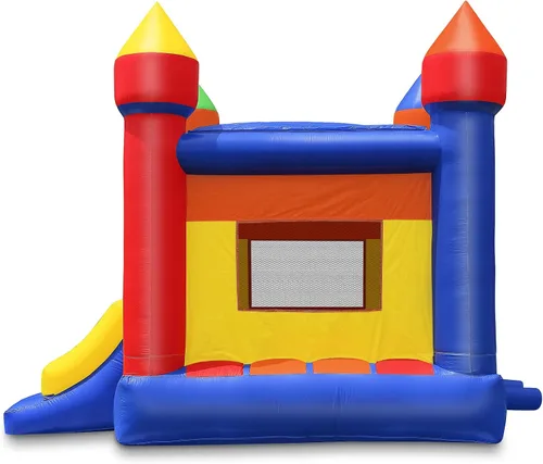 Vista 4 de Cloud 9 Castillo de rebote de grado comercial de 13 x 13 pies, gorila 100% de PVC, solo inflable