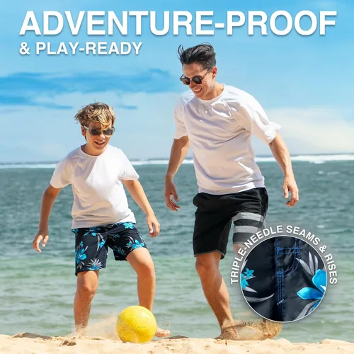 Vista 106 de Kanu Surf Traje de baño Yolo de secado rápido UPF 50+ para niños