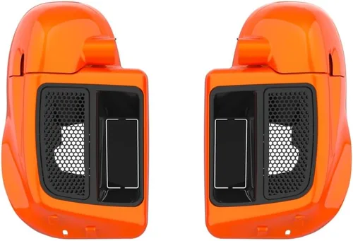 Vista 57 de Kits de calentadores de piernas con ventilación y combinación de color con guantera para Harley Davidson Touring Street Road King Glide FLTR 2014
