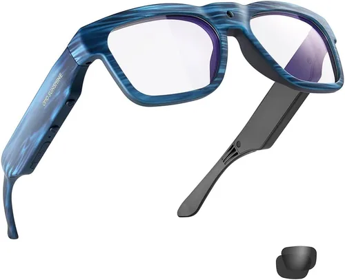 Vista 9 de OhO Smart Glasses with Full HD Camera & Open Ear Bluetooth Speaker Headphone,Built in Memory,for Men Women