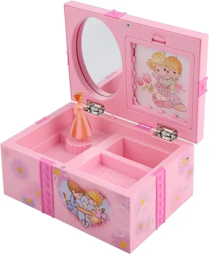 Vista 4 de Caja de música de juguete para niños, caja de música para niñas, caja de música de dibujos animados para princesas