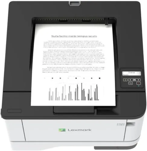 Vista 7 de Lexmark MS431DN Impresora láser - Monocromo - 42 ppm Mono - 2400 dpi - Impresión dúplex automática - 100 hojas de entrada - Gigabit Ethernet