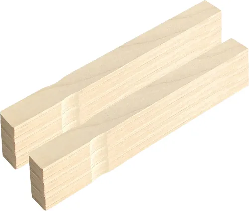 Vista 7 de Paquete de 5 palitos de pintura, palitos de madera para manualidades, palitos de pintura de 12 pulgadas para mezclar epoxi y resina, agitadores