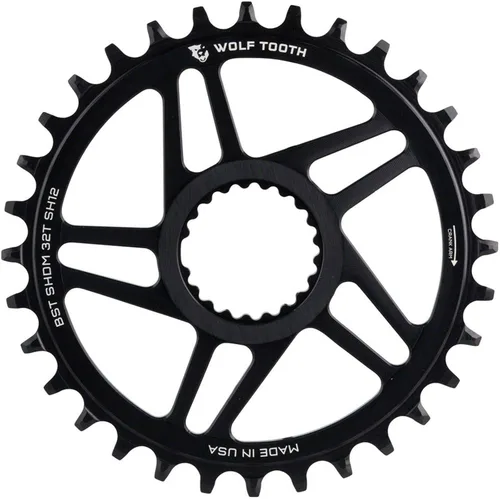 Vista 2 de Wolf Tooth Platos para transmisión Shimano de 12 velocidades (30, Shimano Direct Boost) bicicletas-cadenas-y-accesorios