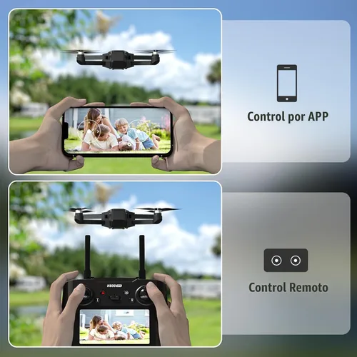 Vista 5 de Dron GPS con cámara EIS 4K de 4.5" LCD en el controlador, drones FPV con modo Al Track&Orbit con profesional con retorno automático y seguimiento