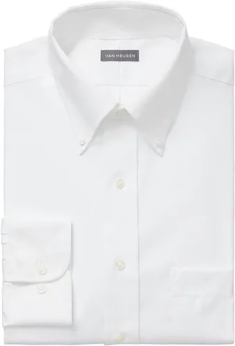 Vista 3 de Van Heusen de los hombres profesional perla botón vestido camisa
