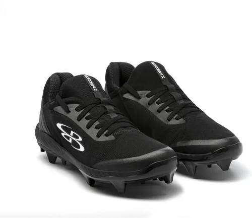 Vista 4 de Boombah Tacos Raptor Bajo Moldeado para Hombre NegroNegro - Talla 7.5, NegroNegro