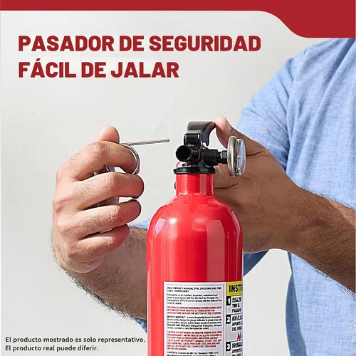 Vista 9 de Kidde - Extintor básico para el hogar, oficina, residencial, de un solo uso, 5BC Extintor residencial para líquidos/gases inflamables muy pequeños