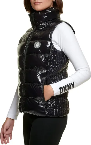 Vista 2 de DKNY Chaleco acolchado Super Wet Cire para mujer