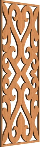 Vista 63 de Keene Paneles de pared decorativos de madera con calado, 9 3/8 pulgadas de ancho x 24 3/8 pulgadas de alto x 1/4 de alto, abedul Birch