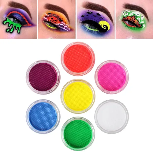 Vista 4 de MEICOLY Delineador de ojos activado por agua, delineador de ojos Hydra reactivo a los rayos UV, delineador de ojos gráfico de 7 pasteles
