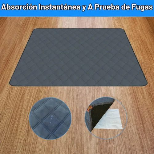 Vista 3 de RIOUSSI Almohadillas lavables para orina de perros, reutilizables, absorbentes, a prueba de fugas, antideslizantes, para entrenamiento de orinal