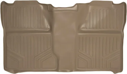Vista 29 de SMARTLINER Juego de tapetes de piso de recubrimiento, de 2 filas, para Chevrolet Silverado 1500 2007-2013