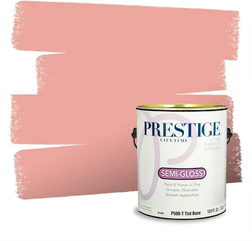 Vista 685 de Prestige Paints Pintura exterior e imprimación en uno, 1 galón, plano, coincidencia comparable de Valspar* Amber Rose*