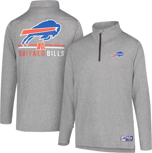 Vista 40 de Ultra Game Men's NFL Official Super Soft Quarter Zip Long Sleeve T-Shirt