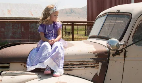 Vista 8 de Little Adventures Disfraz de princesa de amuleto morado