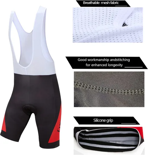 Vista 6 de Coconut Ropamo CR - Conjunto de camiseta de ciclismo para hombre, con cremallera, bolsillo con cremallera, manga corta, kits de ciclismo, pantalones
