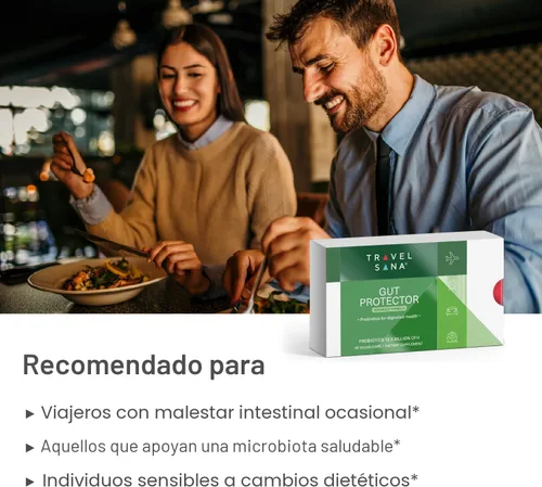 Vista 4 de Probióticos de viaje para la salud digestiva, apoyo inmunológico y diarrea ocasional del viajero Probióticos para la salud intestinal Suplemento