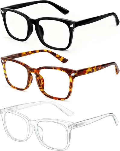 Vista 8 de Gafas de luz azul para niños antirreflejos y filtro UV 3 Pack Mix Color-2 (Edad 6-9)