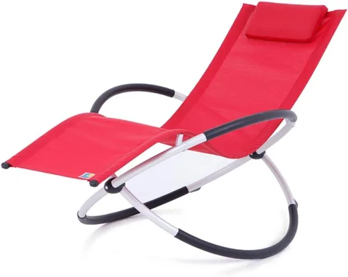 Vista 7 de Sillón reclinable para jardín al aire libre, tumbonas plegables con almohada extraíble, anti-UV, para balcón, estilo 5 Morado