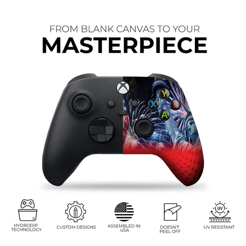 Vista 3 de DreamController Original Xbox Wireless Controller Special Edition Customized Compatible with Xbox One SX, Xbox Series XS & Windows 10 Made with