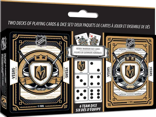 Vista 4 de MasterPieces Game Day - NHL Boston Bruins - Juego de 2 cartas y dados - Juego con licencia oficial para adultos y familia