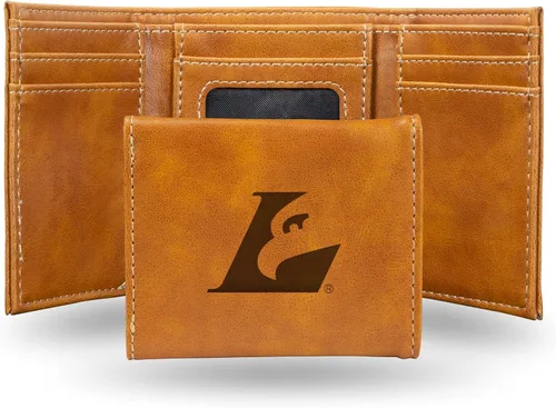 Vista 13 de NCAA Rico Industries - Billetera triple grabada con láser, con grabado láser, accesorio para hombre