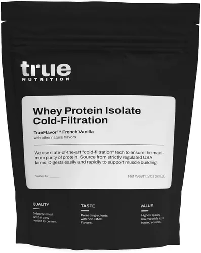 Vista 11 de True Nutrition Polvo aislado de proteína de suero – Filtrado en frío, 0.95 oz de proteína por porción – Apoya el crecimiento muscular