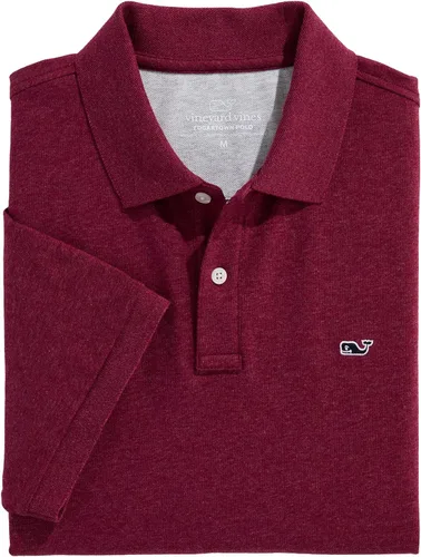 Vista 12 de Vineyard Vines Polo de piqué Edgartown para hombre Albaricoque