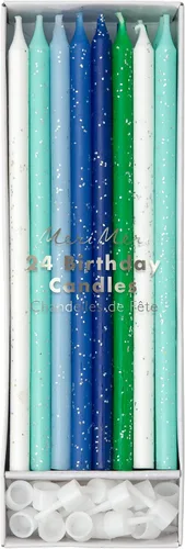 Vista 5 de Velas de cumpleaños Meri Meri, 24 velas