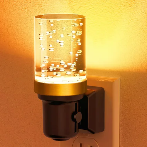 Vista 16 de JandCase Luz de Noche LED, Luces Nocturnas Regulables Enchufables en la Pared, Luz Nocturna Moderna con Sensor de Luz Automático de Encender/Apagar