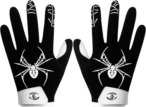 Vista 14 de Guantes de fútbol americano para niños, guantes receptores de fútbol americano juvenil, excelente agarre con silicona adhesiva, antideslizantes