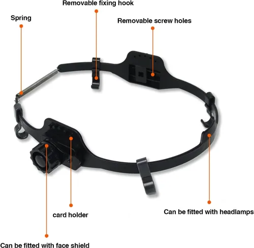 Vista 2 de TRQWH Reemplazo del adaptador de casco de soldadura para cascos de soldadura TRQWH All Series (TRQ-HHA)