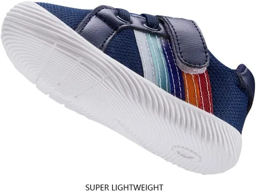 Vista 6 de BMCiTYBM Zapatos para bebé niño y niña, suaves, antideslizantes, ligeros, para caminar por el primer paso de 6, 9, 12, 18, 24 meses